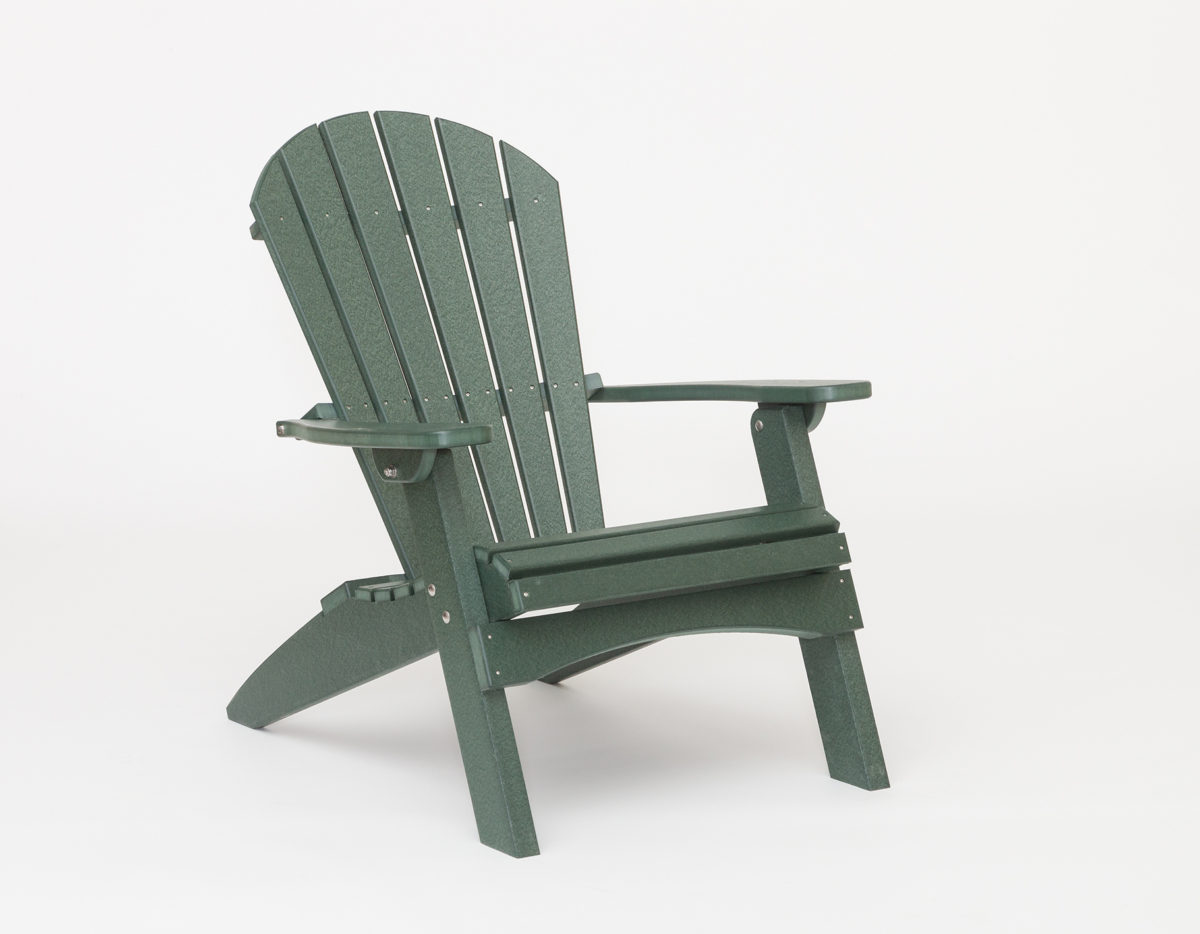 non-folding poly adirondack chair