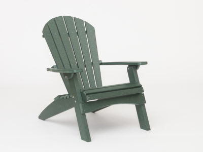 non-folding poly adirondack chair