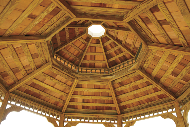 Standard Interior Ceiling with Cedar Shake Shingles