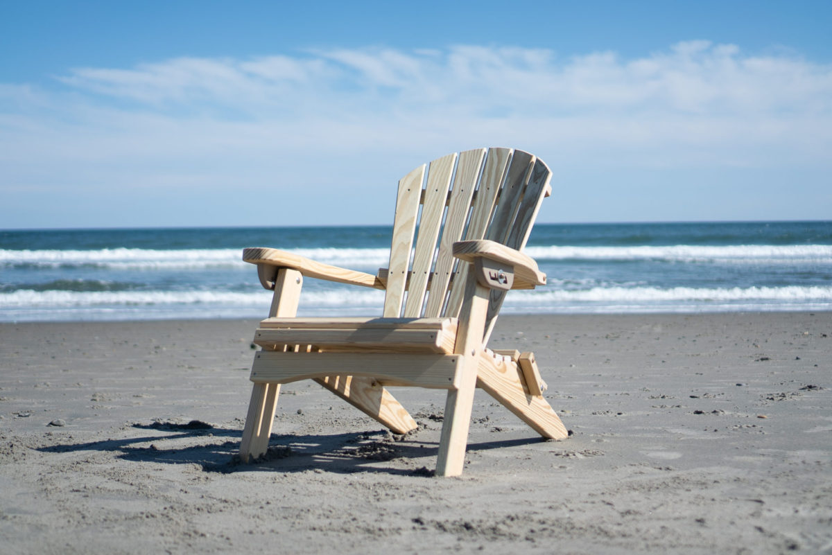 wood reclining folding adirondack chair