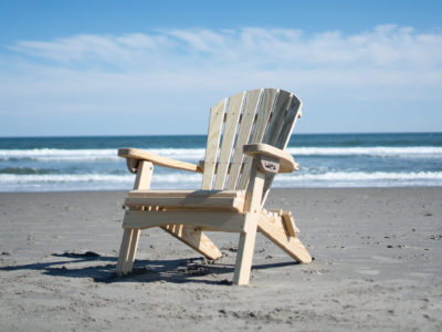 wood reclining folding adirondack chair