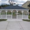12' x 20' Rectangle, Square Rails, Straight Fascia, Asphalt Shingles