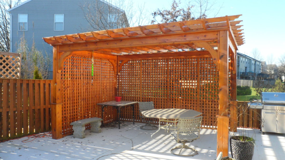 10x12 Cedar Pergola