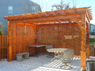 10x12 Cedar Pergola