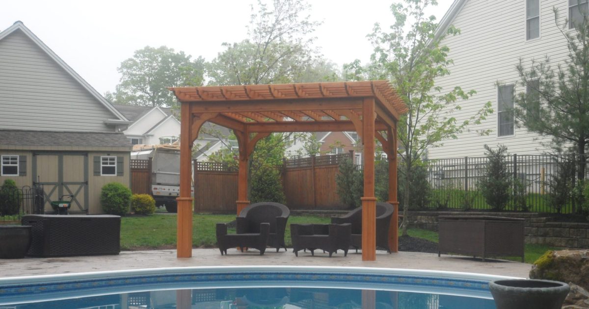 8x10 Cedar Pergola