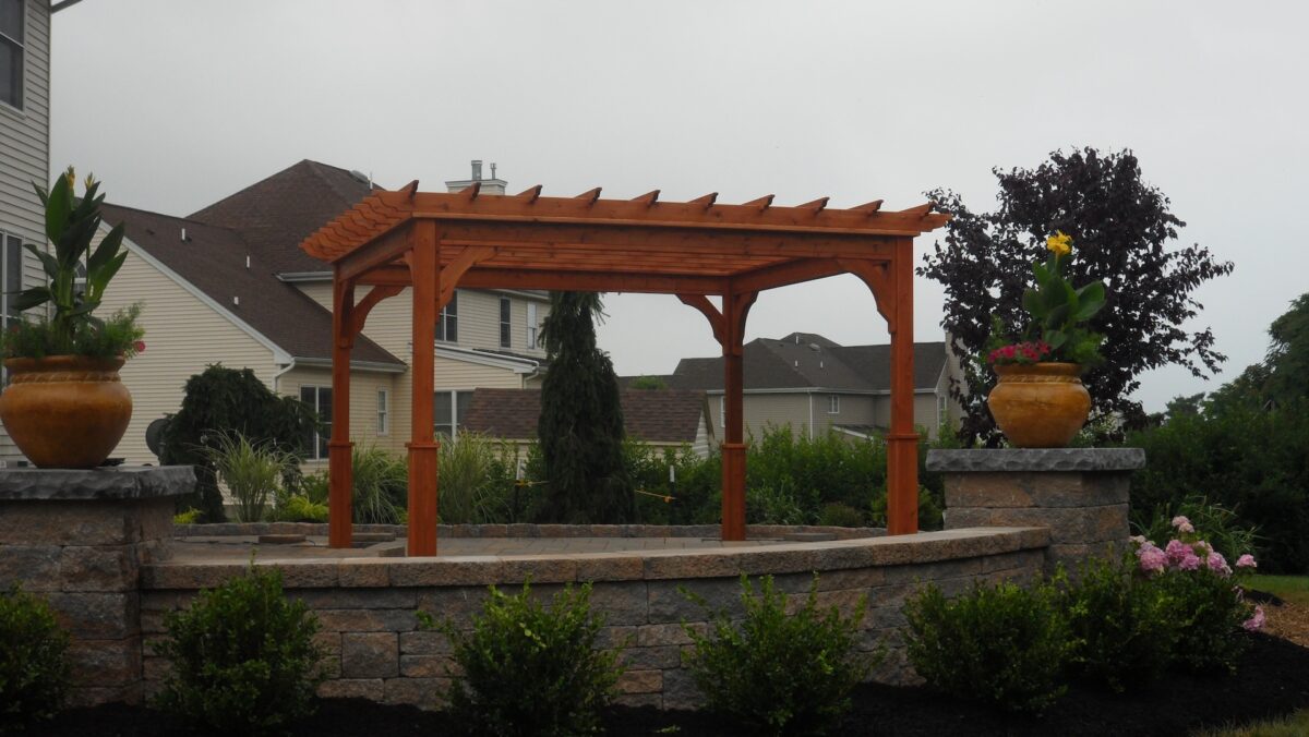 cedar pergola