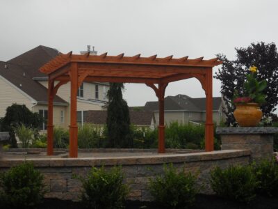 cedar pergola