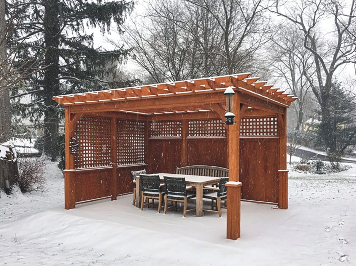 cedar pergola