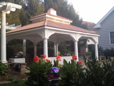 14' x 20' Pavilion, Round Columns