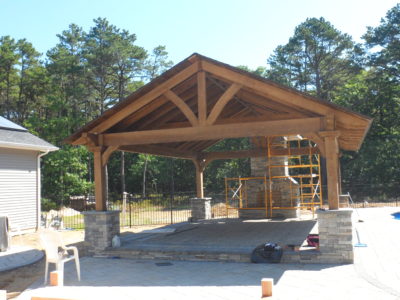 16'x24' Cedar Crown Pavilion