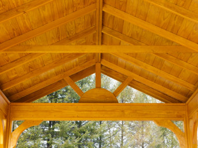 Open Gable Pavilion standard ceiling