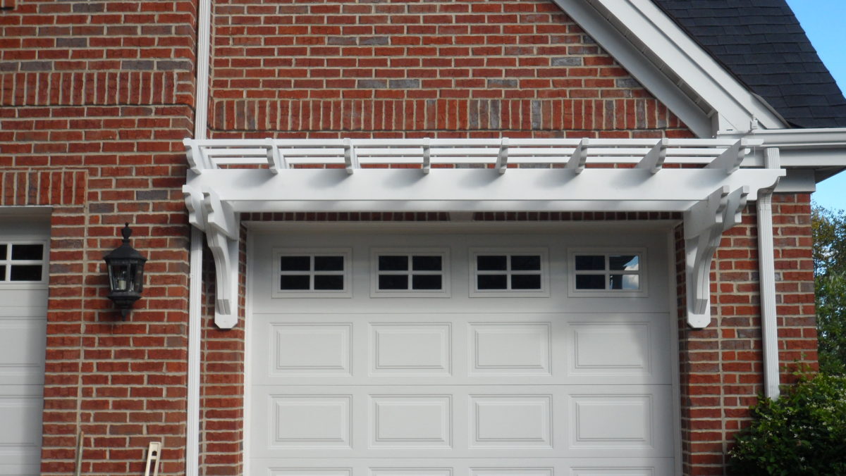 Eyebrow Pergola - 1 Car Garage