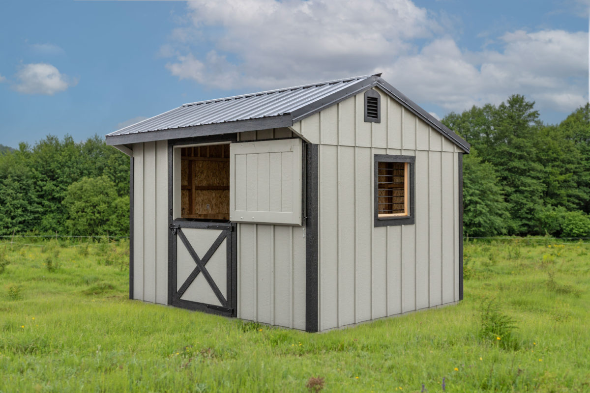 10' x 12' Stall Horse Barn