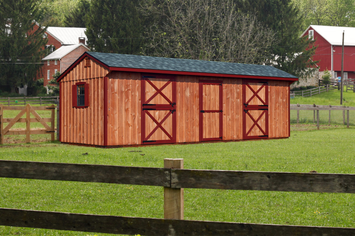 10' x 28' Horse Barn