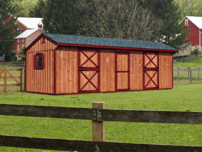 10' x 28' Horse Barn