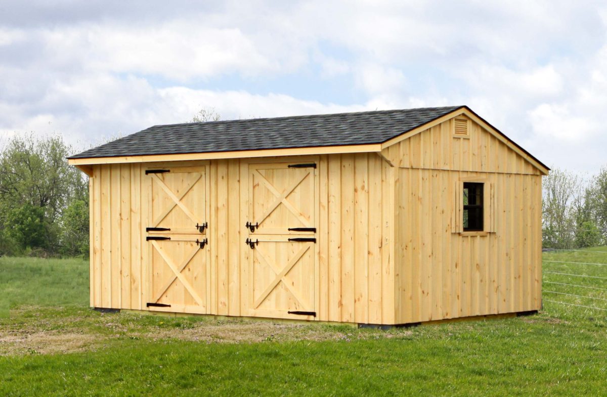 12' x 20' 2-Stall Horse Barn