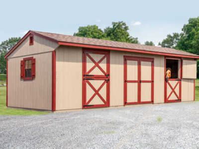 12x36 Stall Horse Barn