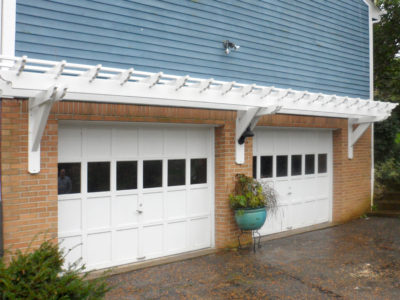 Eyebrow Pergola - 2 Car Garage