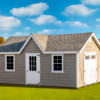 12' x 20' Hamilton Shed - LP Lap Siding w/ Peak Dormer