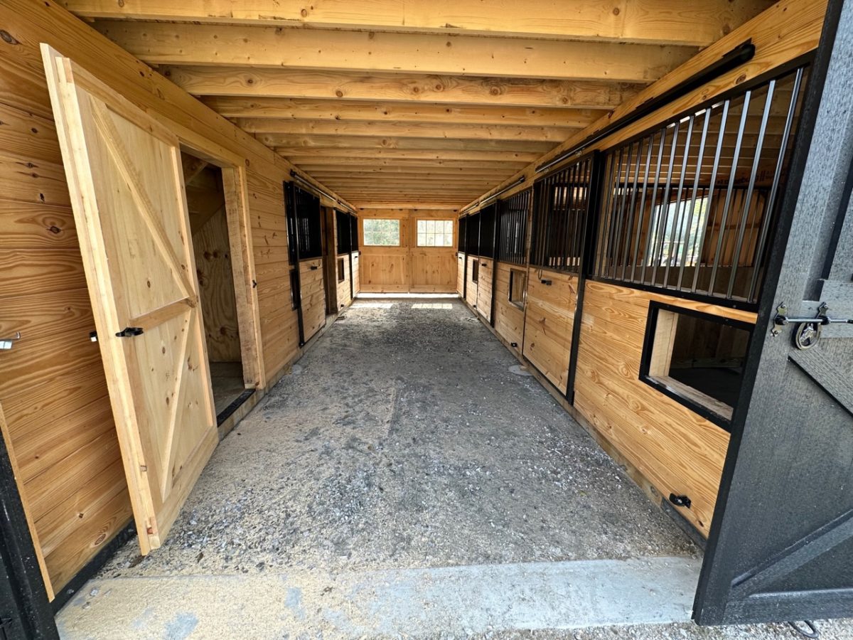 Center Aisle of Barn