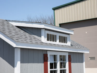 10' x 12' Gable Shed with Dormer