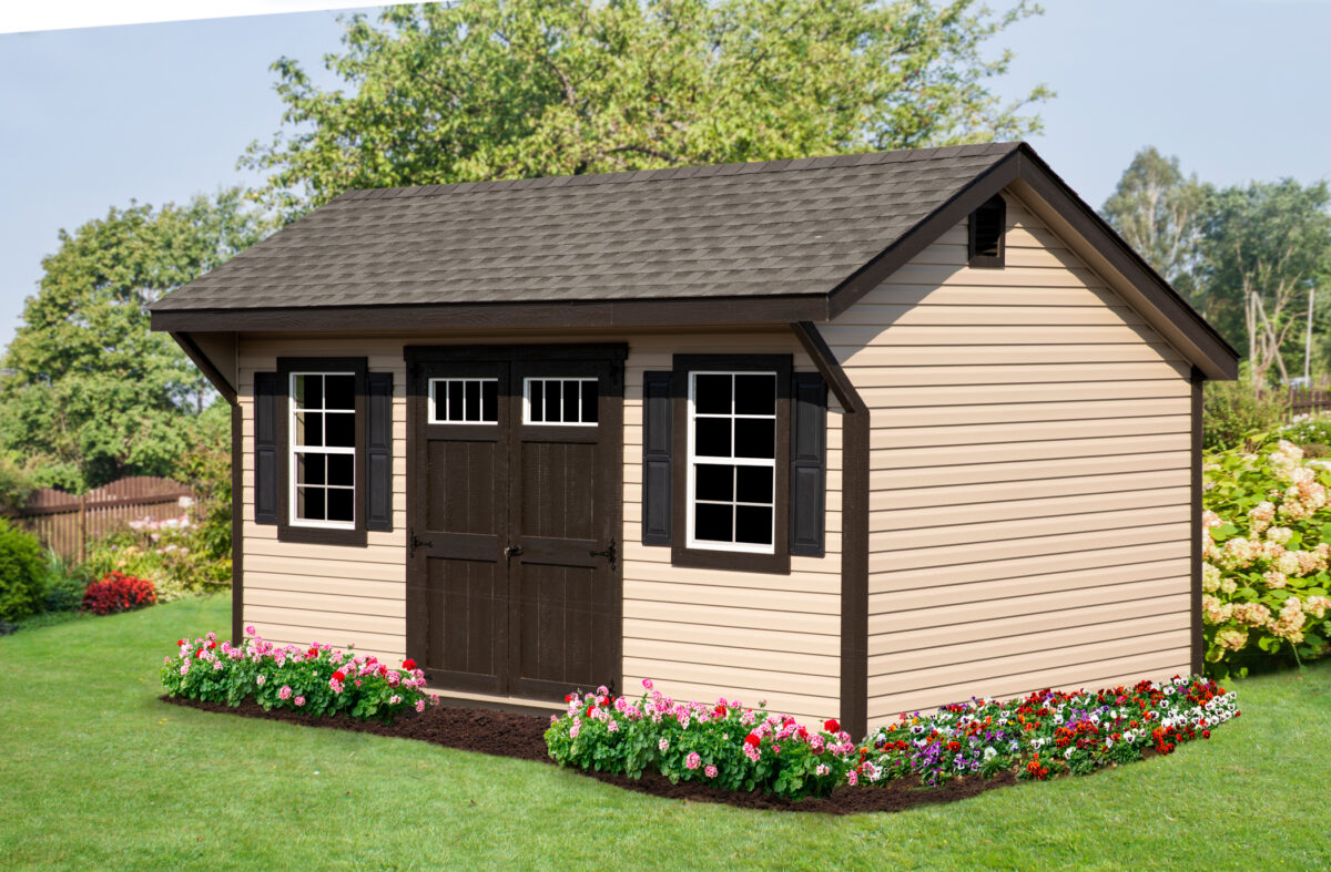 10x16 Saltbox Shed - Vinyl