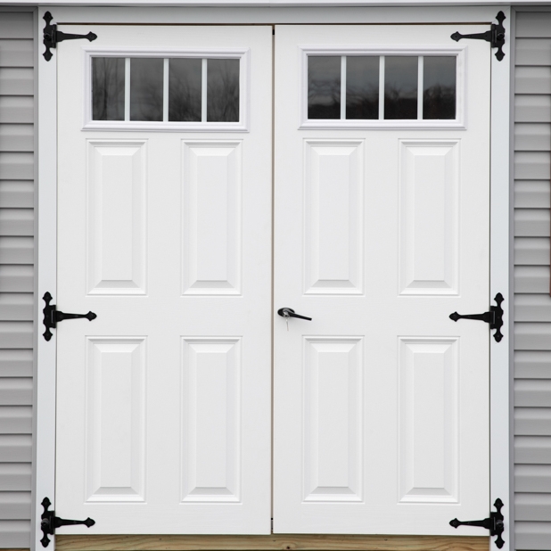 4-Lite Fiberglass Door