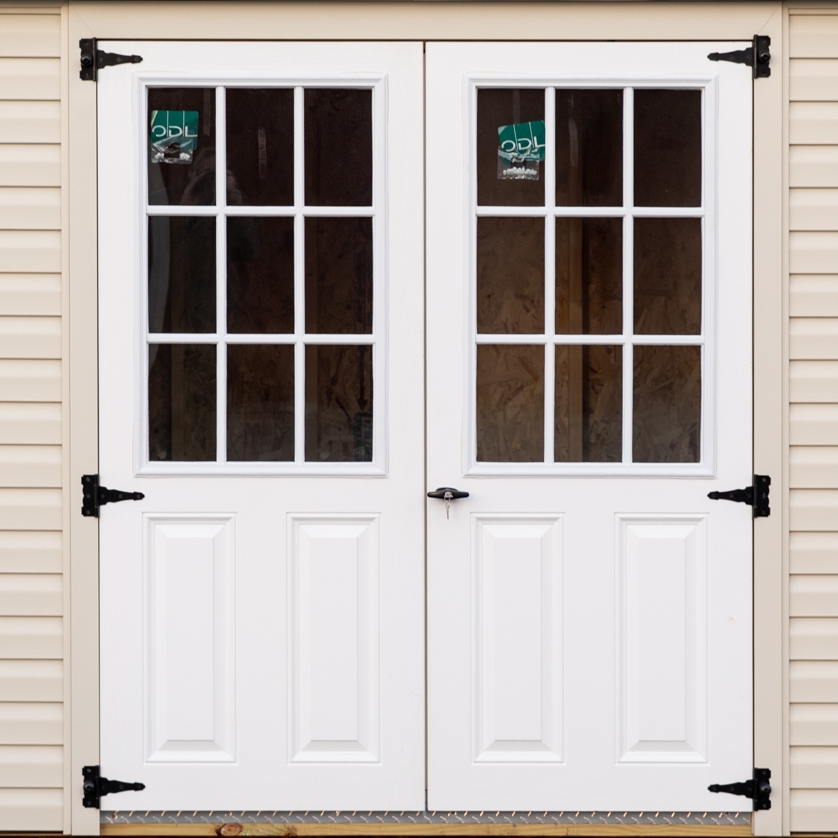 9 Lite Fiberglass Door