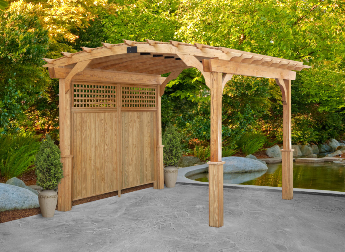 Pine Arch Pergola