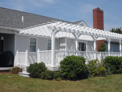 Wall Mounted Vinyl Pergola