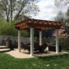 Rough-Sawn Cedar Pergola