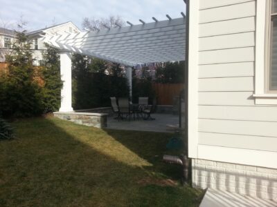 Wall Mounted Vinyl Pergola