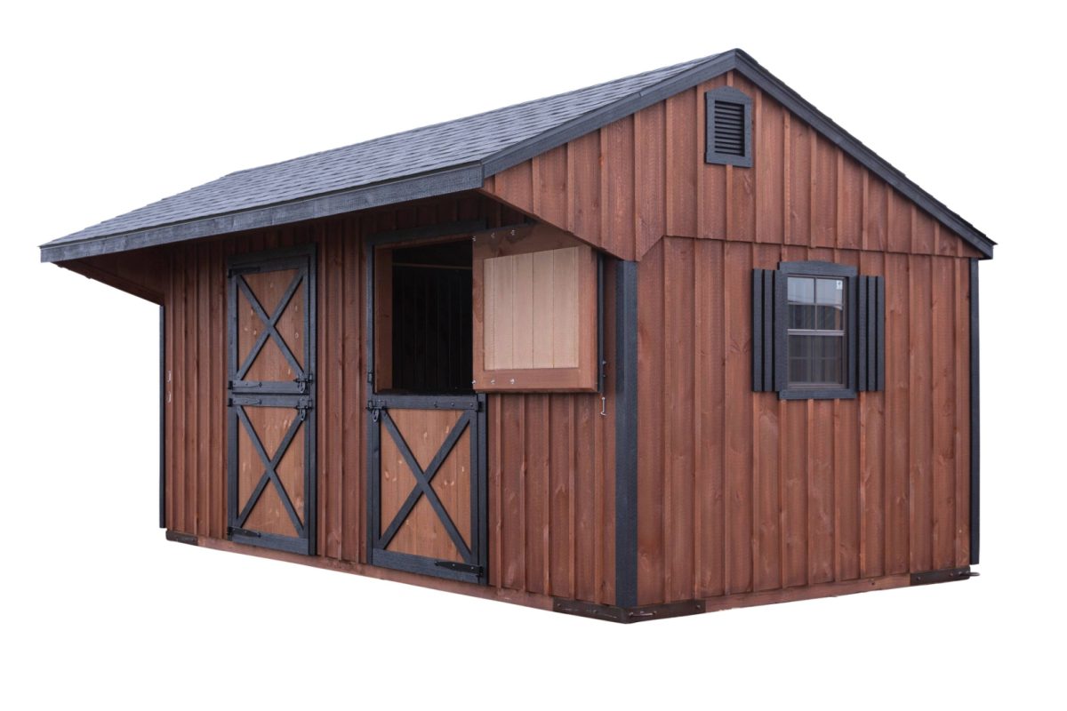 2 Stall Horse Barn